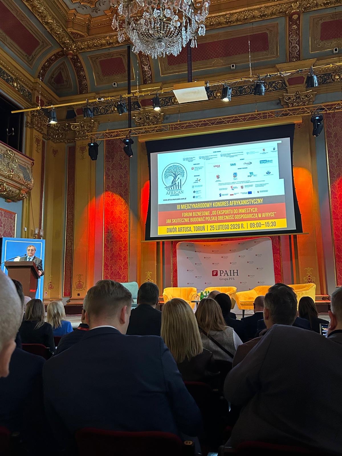 Zdjęcie z konferencji Business Forum „Od eksportu do inwestycji: jak skutecznie budować polską obecność gospodarczą w Afryce”