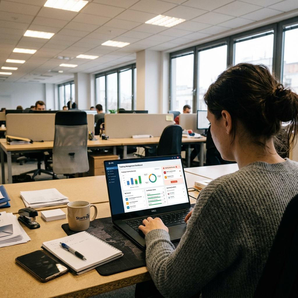 pracownik obsługujący system LMS Learnway